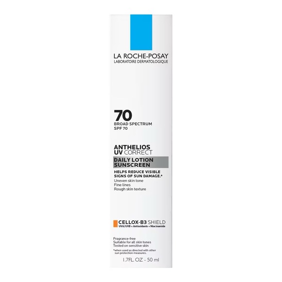 La Roche-Posay Anthelios UV Correct SPF 70 Daily Face Sunscreen with Niacinamide - Picture 3 of 12